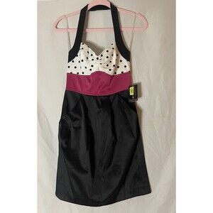 NWT! RARE! Y2K It Girl Dress Size 3 Teeze Me Formal Halter Dress Prom Vtg Pink